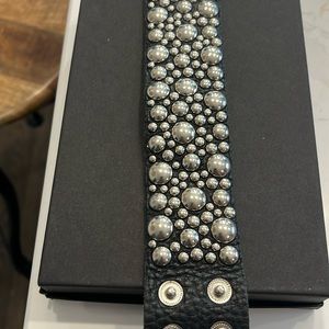 Cool silver and black bracelet